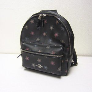 New Coach Backpack - Black with Stars